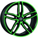 Carmani 13 Twinmax 8.5x19 ET35 5x114.3 neon green polish