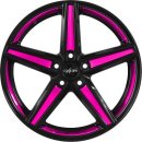 Oxigin 18 Concave 7.5x18 ET35 5x112 black foil neon pink