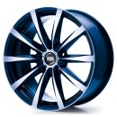 RH Alurad GT 10.5x21 ET40 5x120 color polished - blue