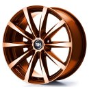 RH Alurad GT 10.5x21 ET40 5x120 color polished - orange