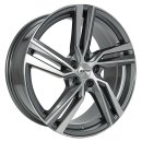 GMP Arcan anthracite polished 8x19 ET45 LK5x108 ML63.4