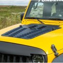 Poison Spyder Motorhaubeneinsatz Jeep Wrangler JK 13-16