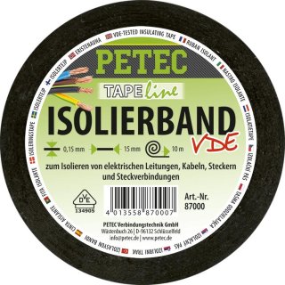 Petec Isolierband VDE 15mm x 10m 87000