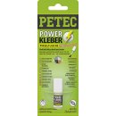 Petec Power Kleber blitzschnell Pinselflasche SB-Karte 4g...